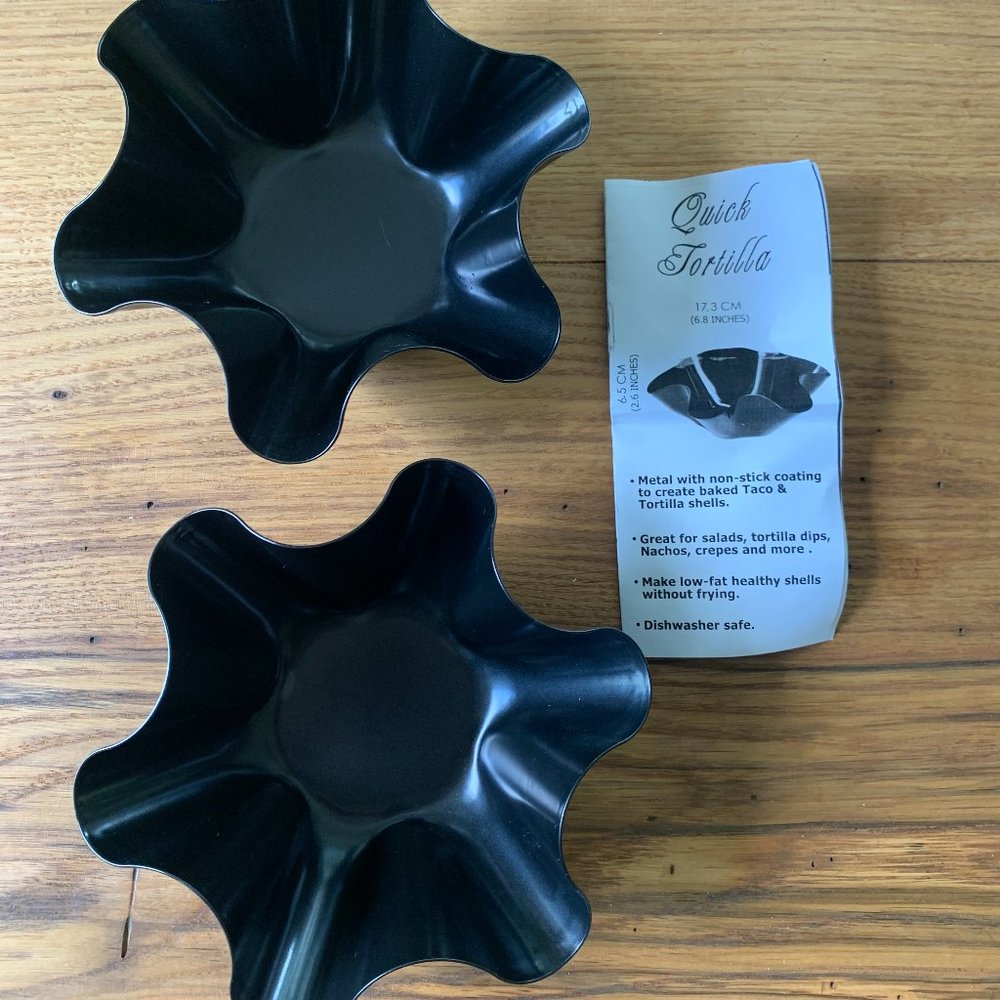 Non-Stick Tortilla Shell Makers - Set of 2, Never Used, NWOT